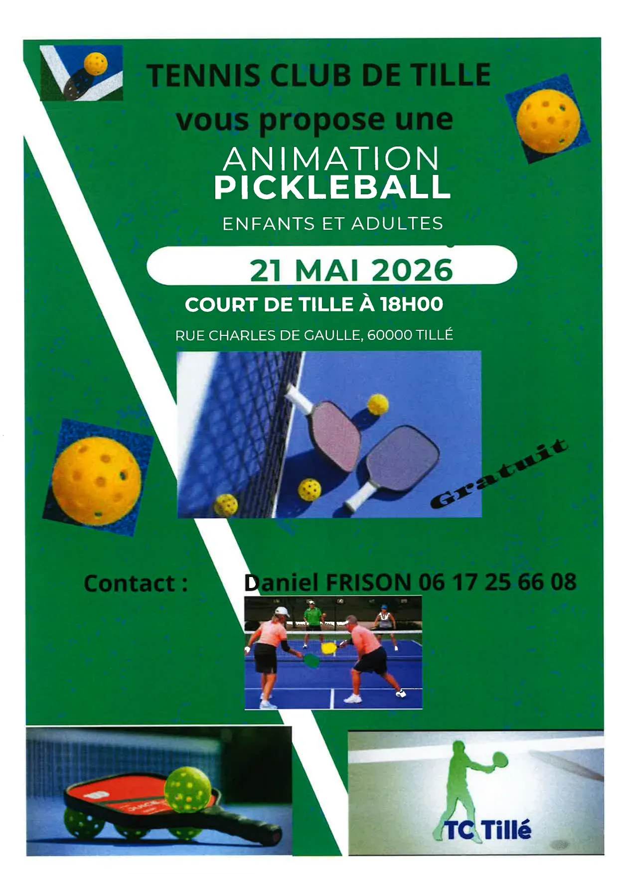 Lire la suite de l'actualité ANIMATION PICKLEBALL
